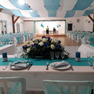 La salle pour un mariage, le 02 juin 2018