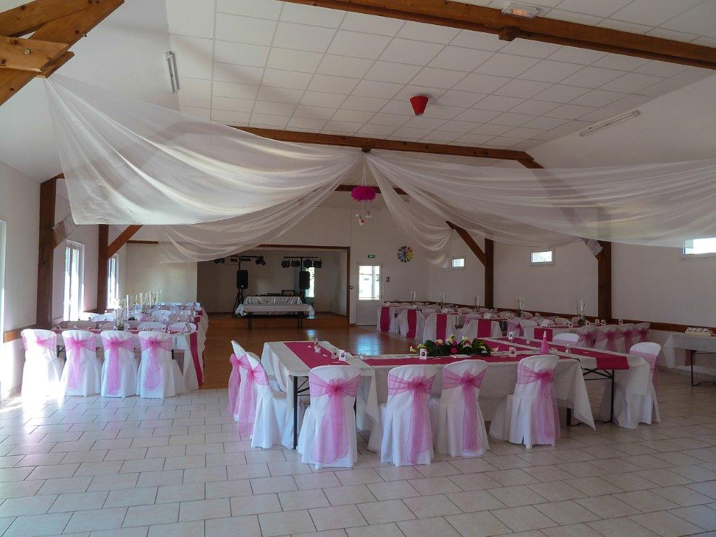 La salle pour un mariage, le 3 septembre 2016