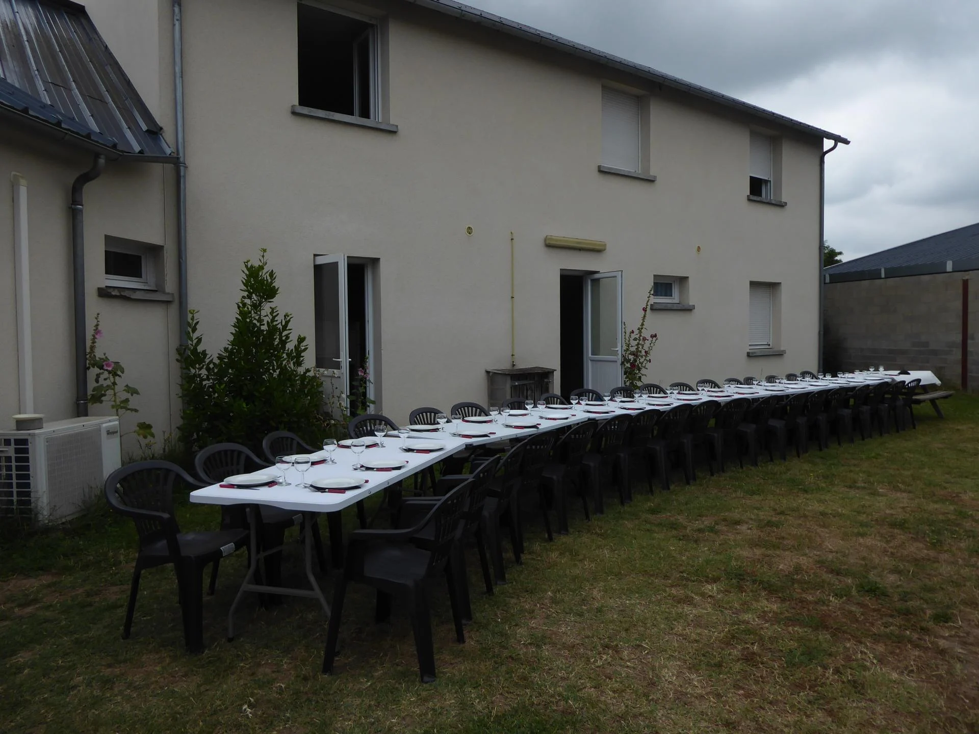 Repas dans le parc