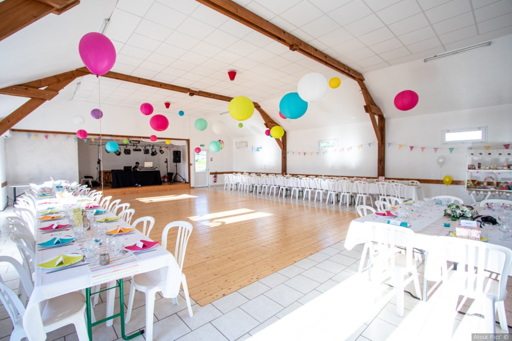 La salle pour un mariage